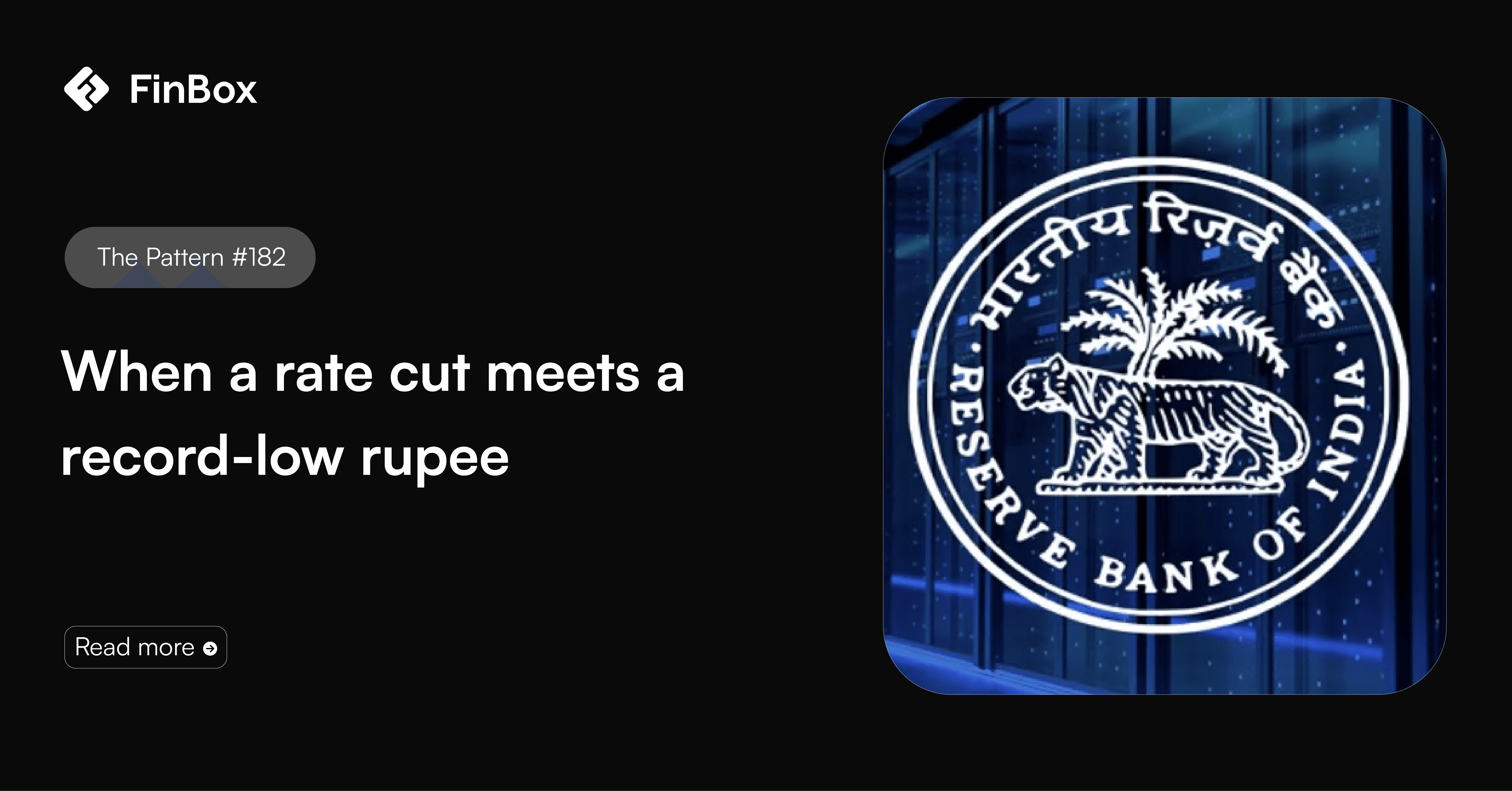 When a rate cut meets a record-low rupee