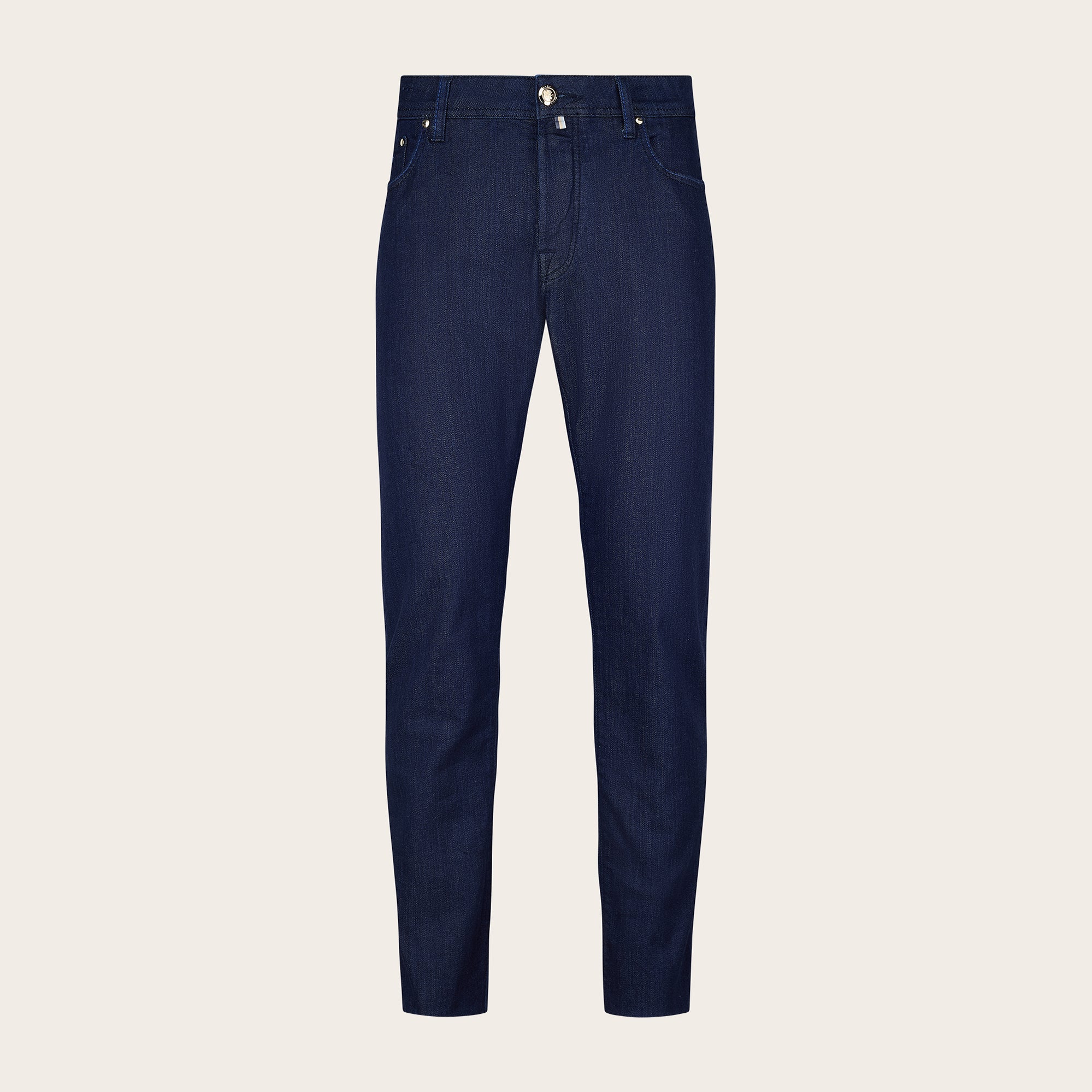 Bard Slim Fit Denim Dark Blue Jeans - Mandelli UK