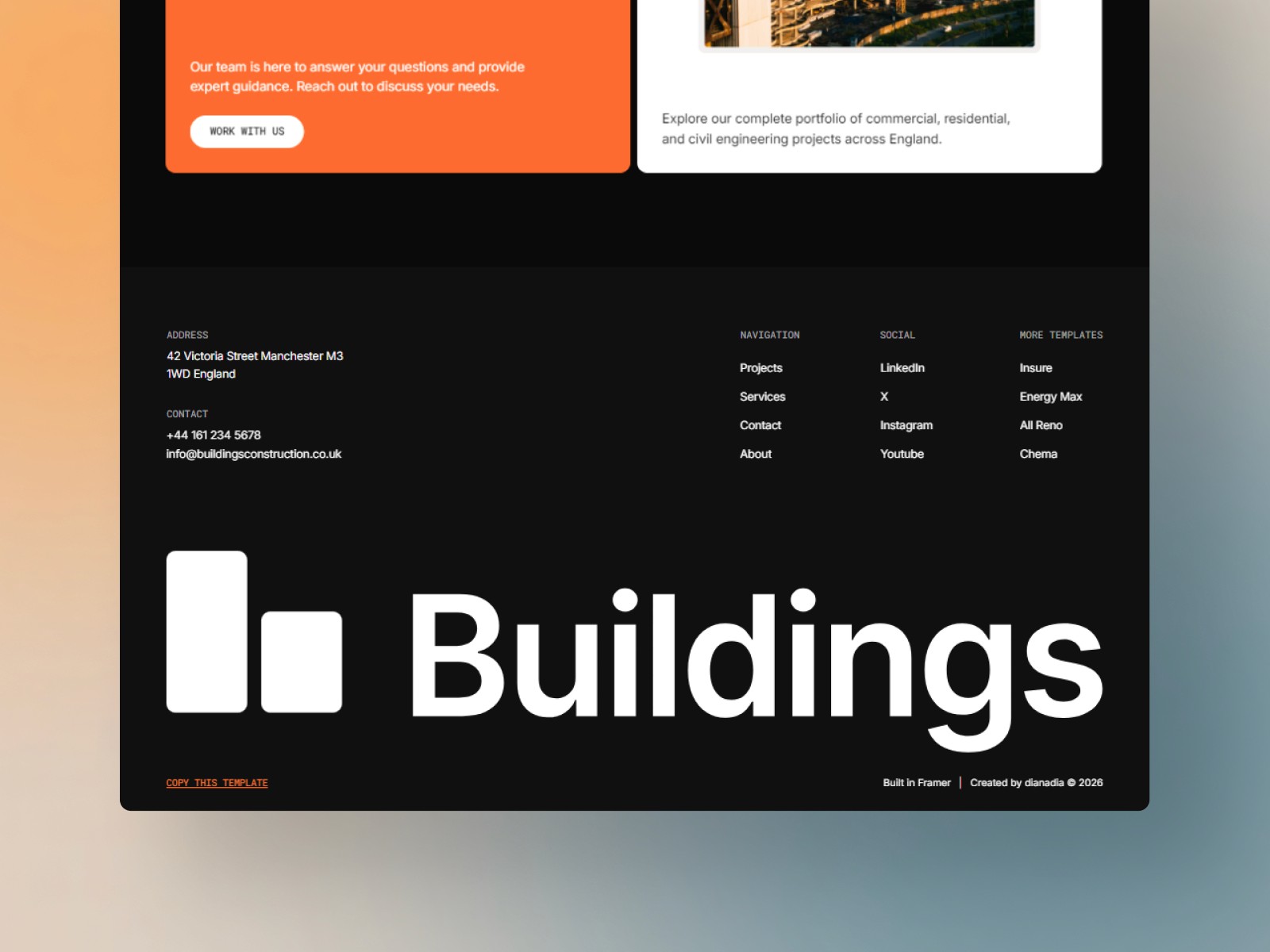 Buildings — 现代清爽浅色创意机构官网设计灵感