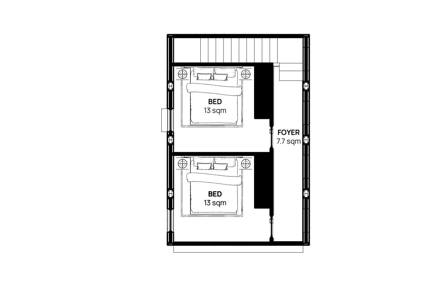 Floorplan ergahuts amoda seravi