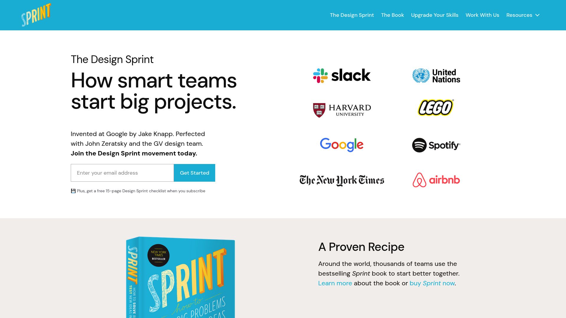 Top 10 Essential UX Books to Read in 2025 - Sprint: How to Solve Big Problems and Test New Ideas in Just Five Days by Jake Knapp et al.