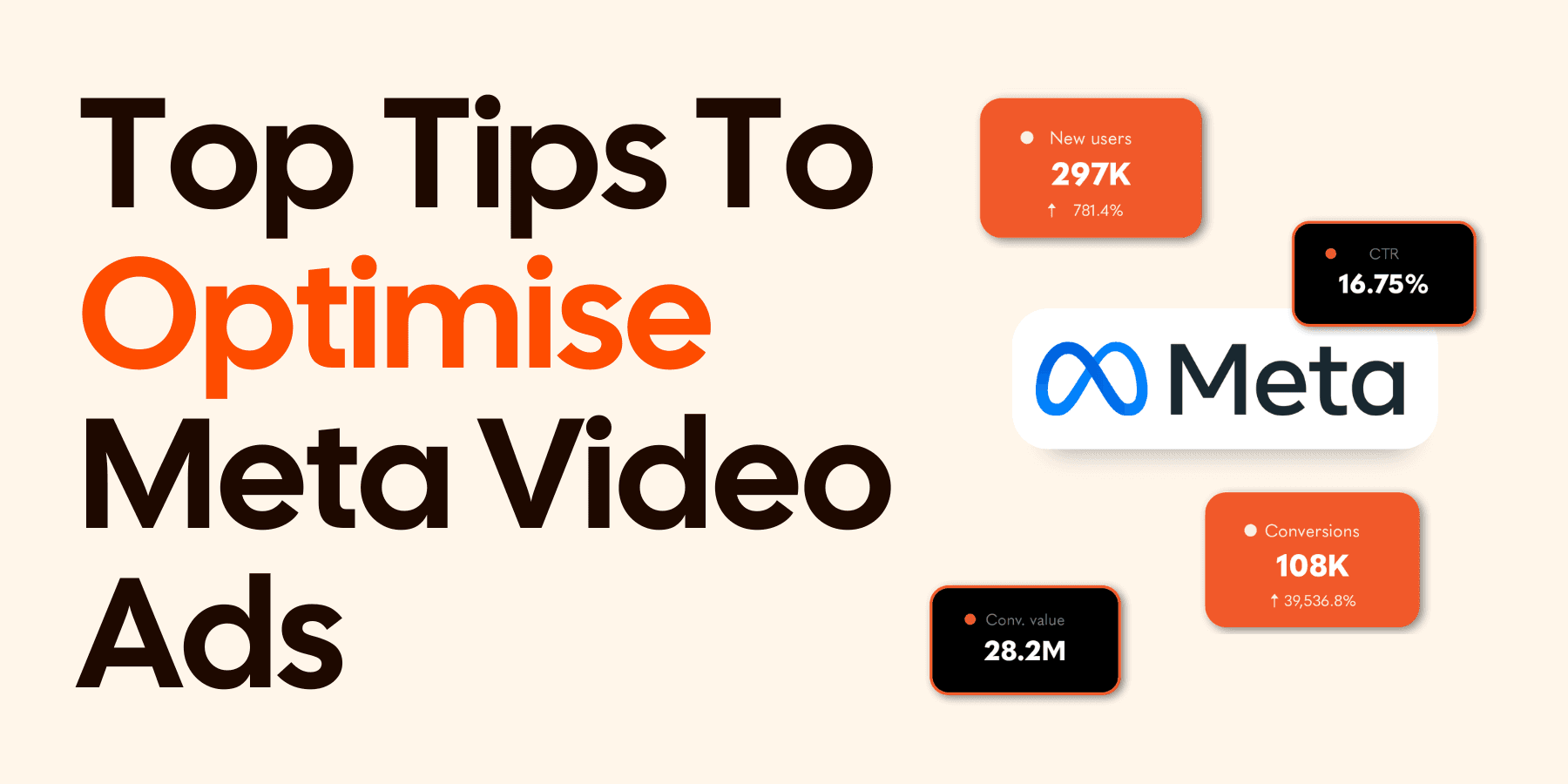 Top tips to optimise Meta video ads.