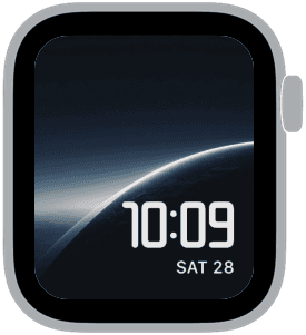 lunar ascent Apple Watch face preview 5 featuring stylized colors and artwork.
