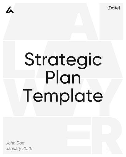 Strategic Plan Template