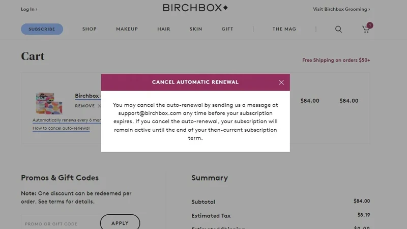 Retrieved from Birchbox 1