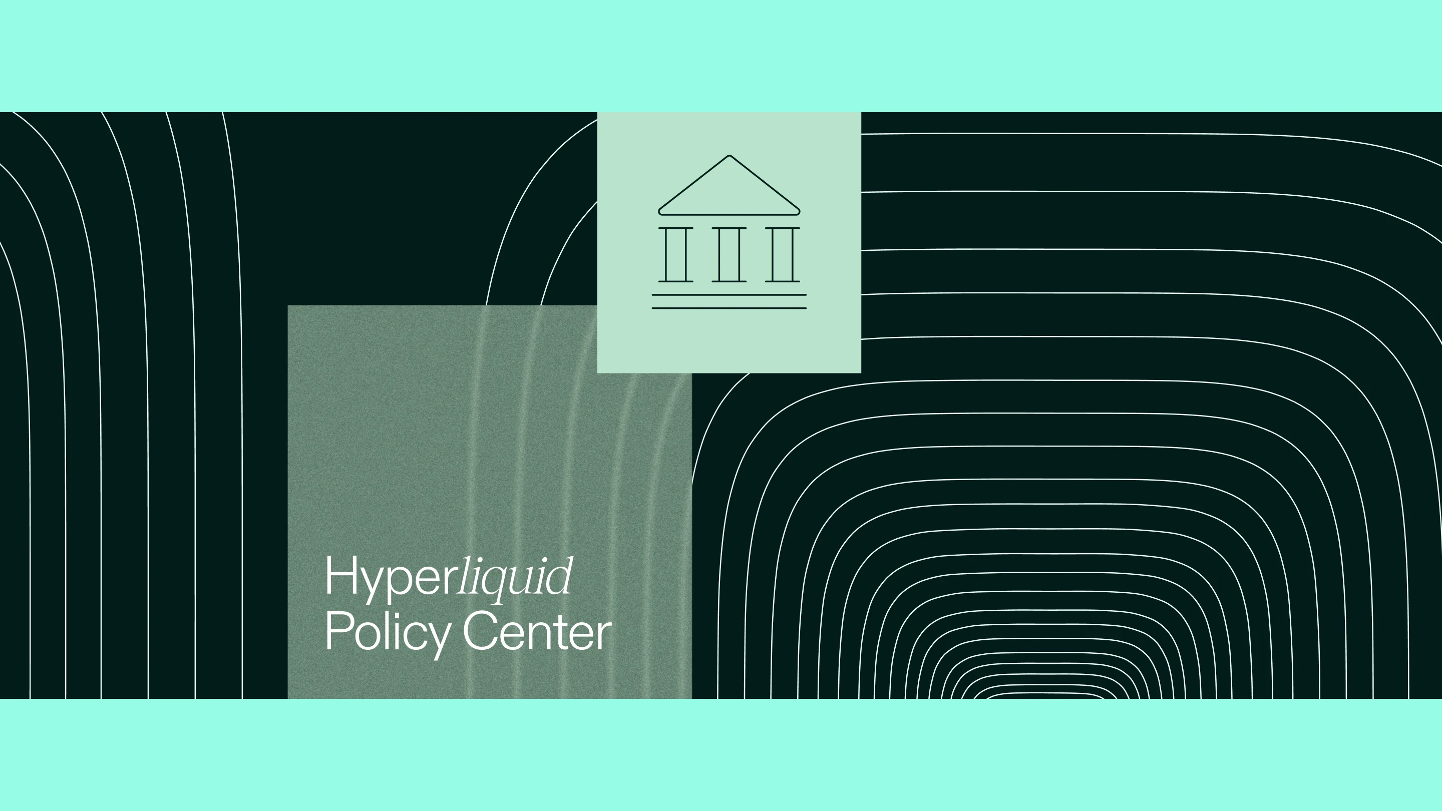 Hyperliquid Policy Center — article thumbnails and social graphics, editorial design by Charlota Blunarova