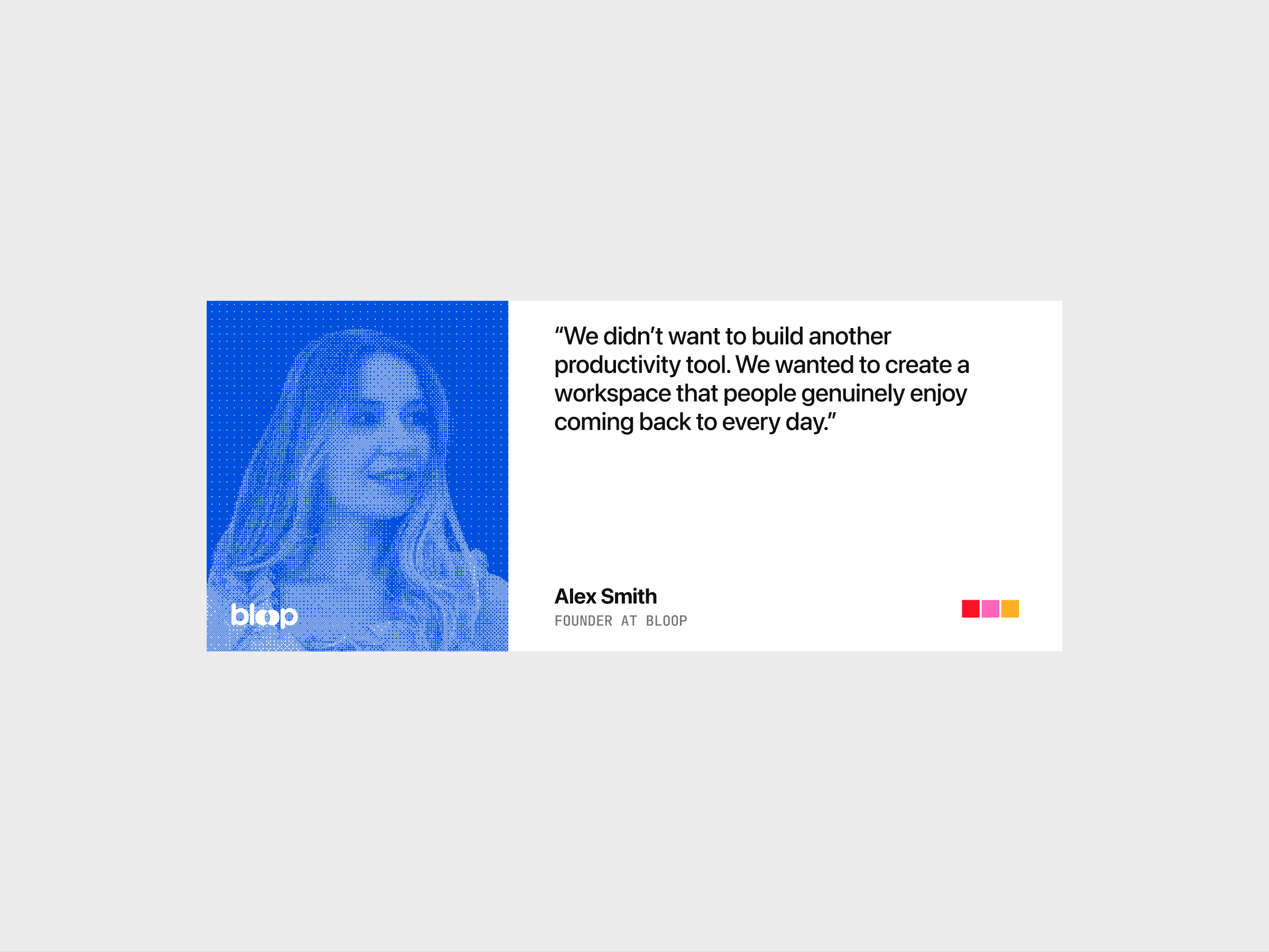 Bloop: Oplossing (ontwerp)