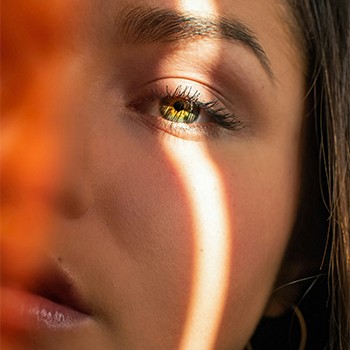 portrait of woman face