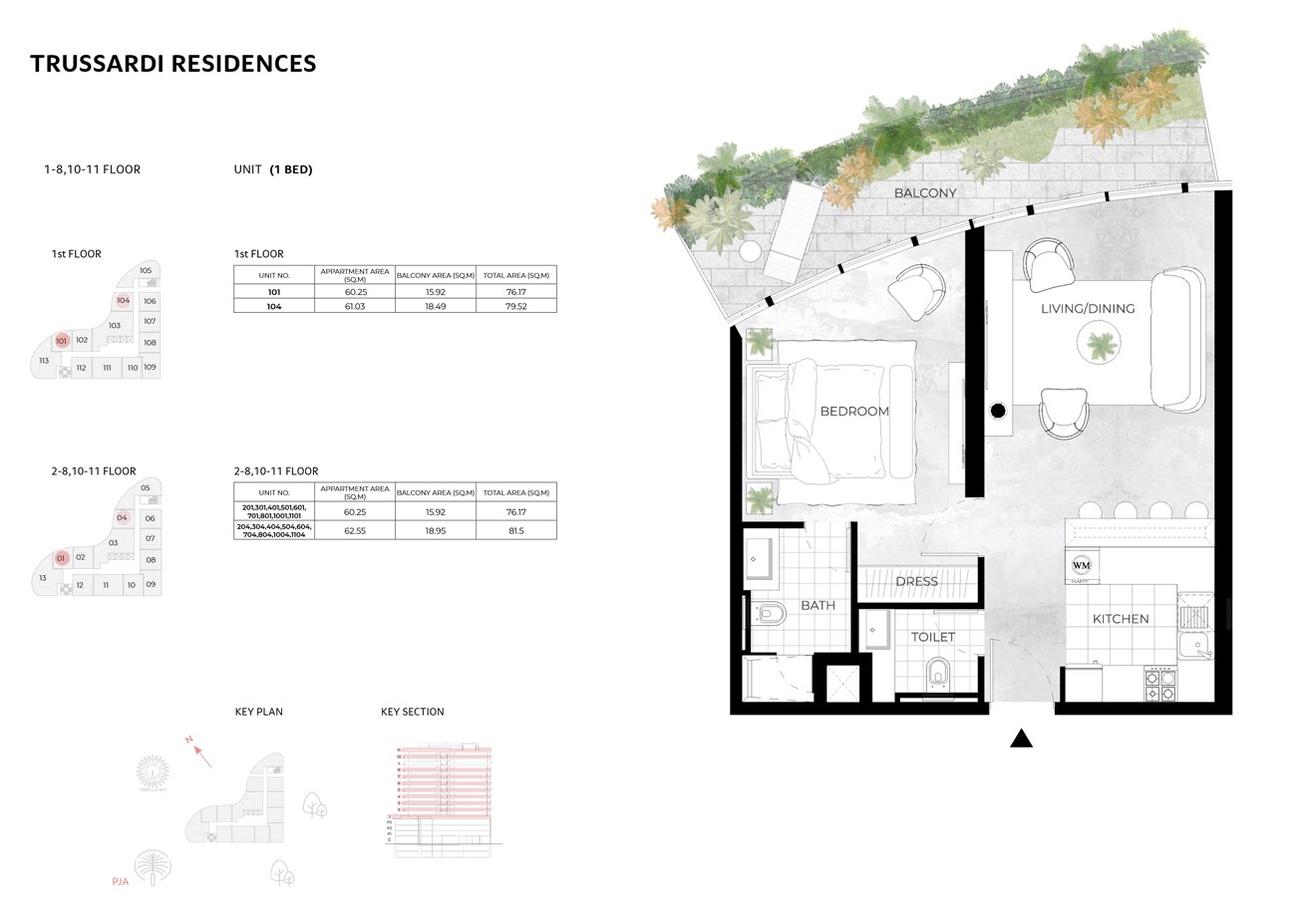 Trussardi Residences 1 Bedroom