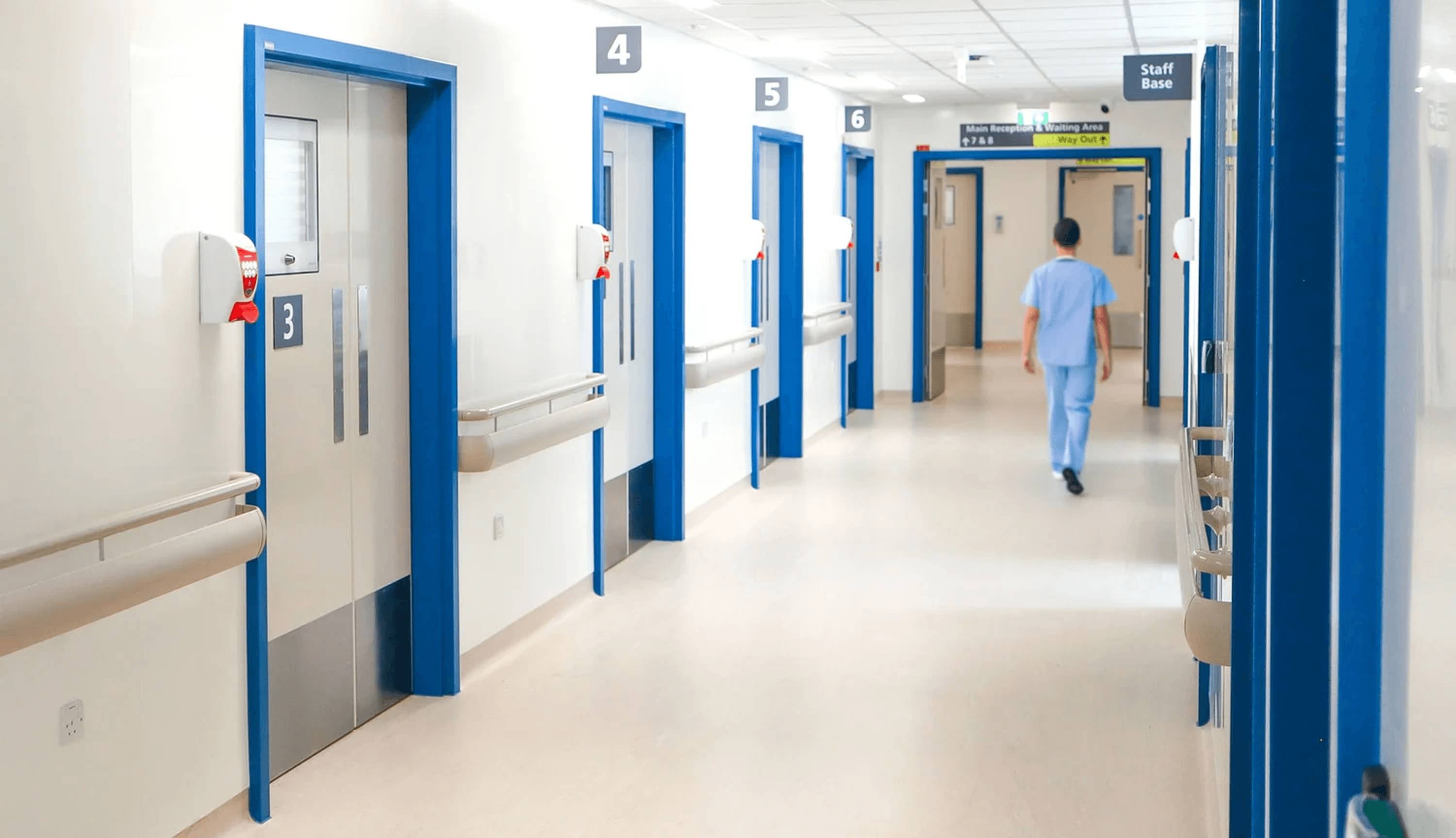 Hospital fire doors: purpose, fire-ratings & compliance