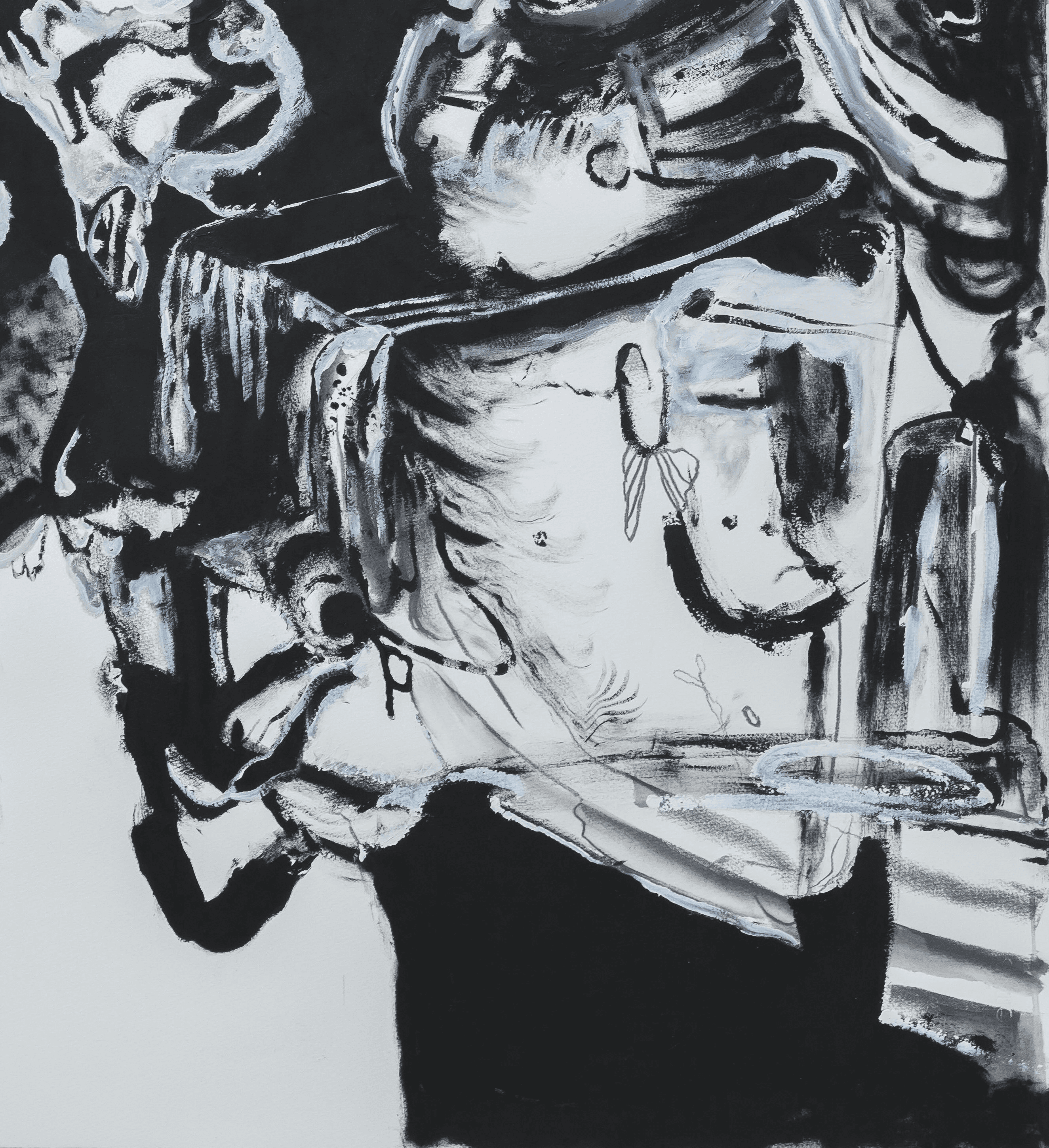 Kapına geldim kendime rağmen (I came to your door despite myself), 2022. (detail)