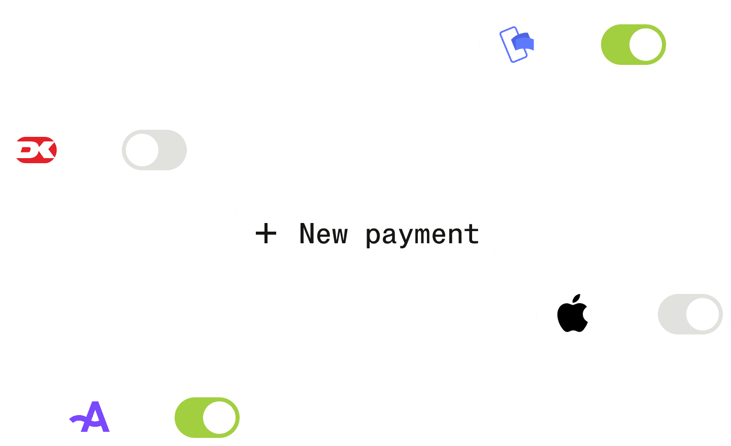 Payment method Line chart illustration 