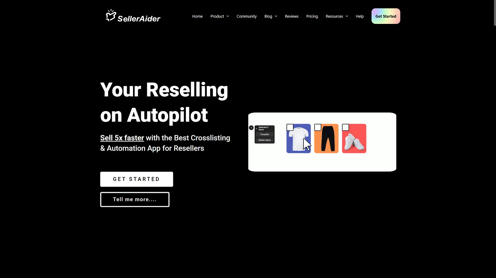 SellerAider Homepage