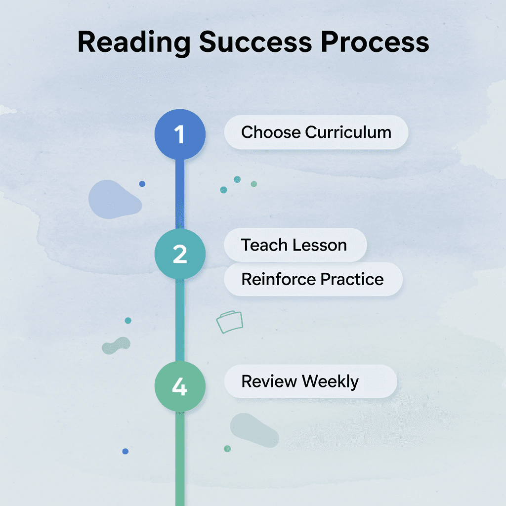 Step-by-step process for reading success