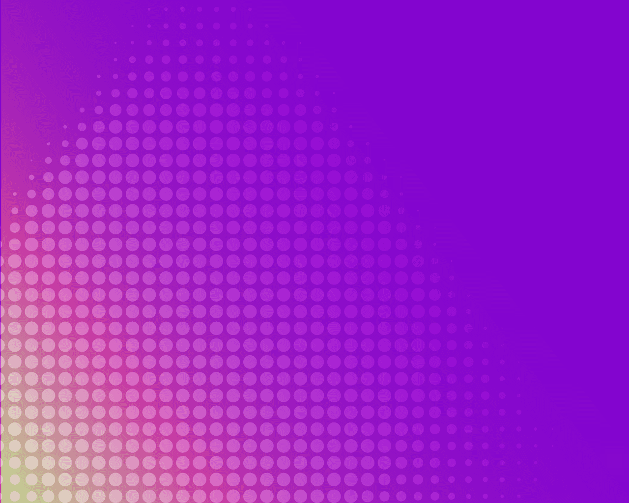 Abstract Graphic made up of a bright yellow, pink, and purple gradient overlayed with a dot texture