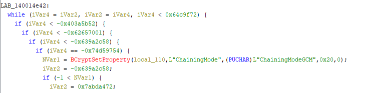 Ein Abschnitt von Computercode, der in einem Texteditor angezeigt wird und bedingte Anweisungen und Variablenzuweisungen enthält, mit Syntaxhervorhebung für Schlüsselwörter, Zahlen und Operatoren.