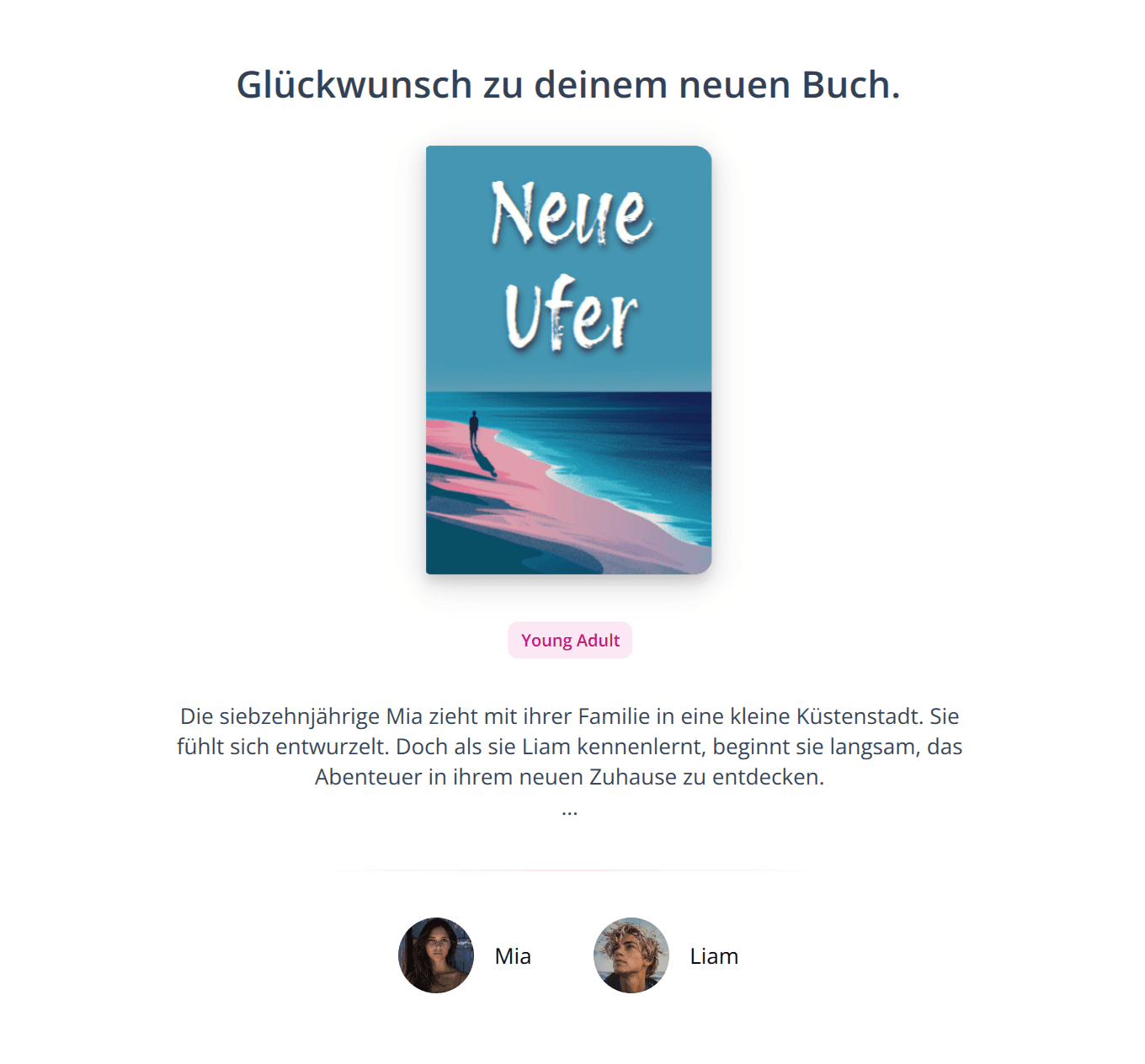 Dein neues Buch