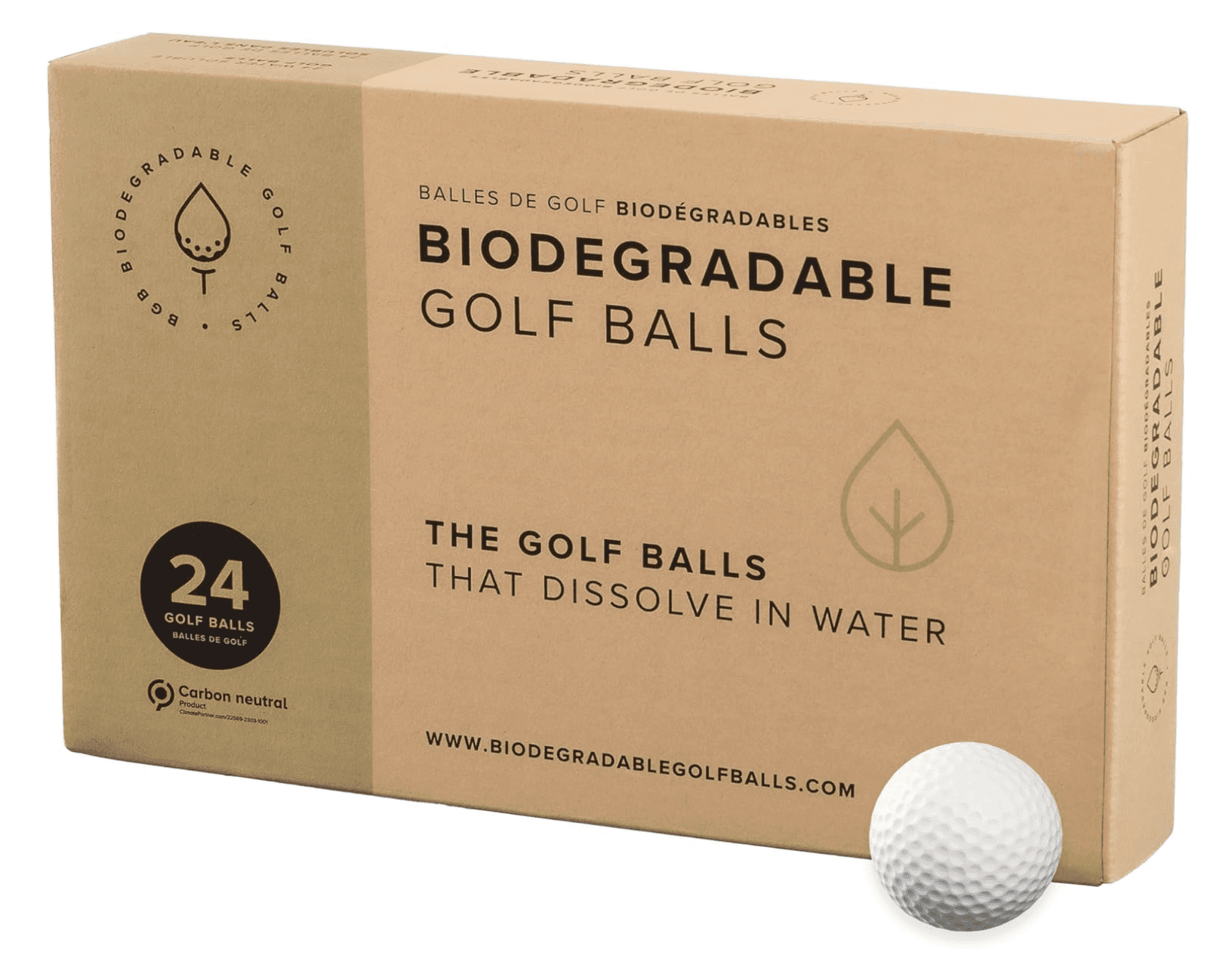 Biodegradable Golf Balls Eco Friendly Golf Ball Gift