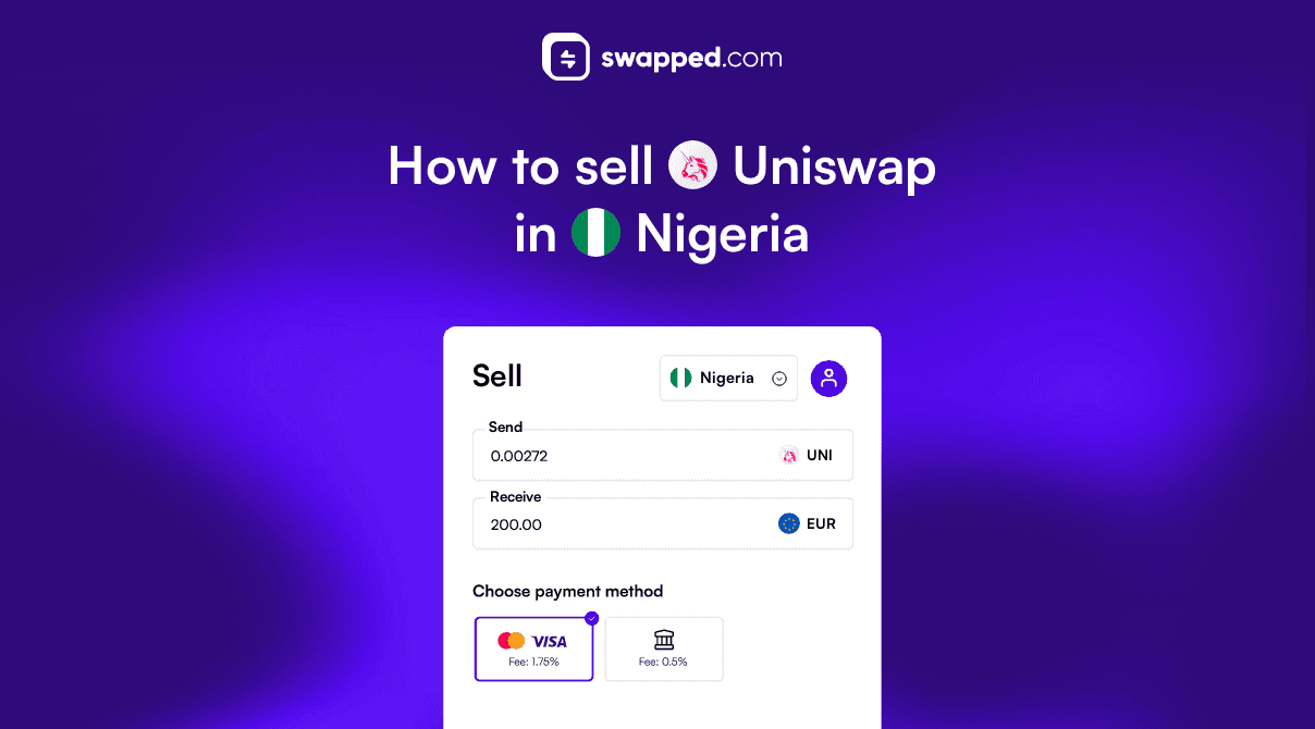 How to buy Uniswap (UNI) in Nigeria with EUR