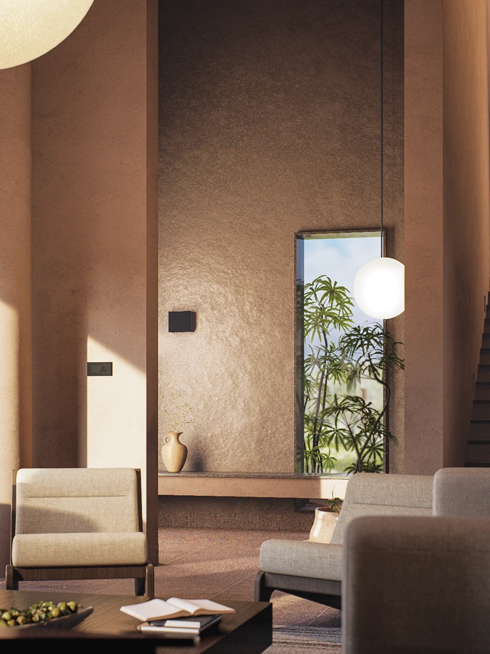 Living room in Bespoke villas in Jaipur