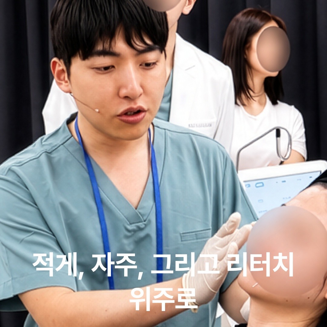 부드러운 제형으로 소량씩 나누어 채우는 쇄골 필러 단계별 리터치 가이드