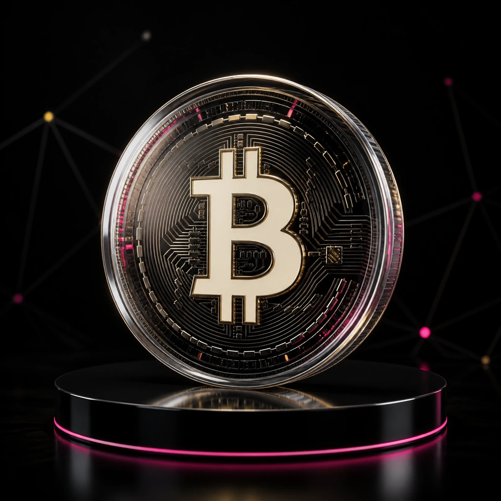 Bitcoin digital asset visual