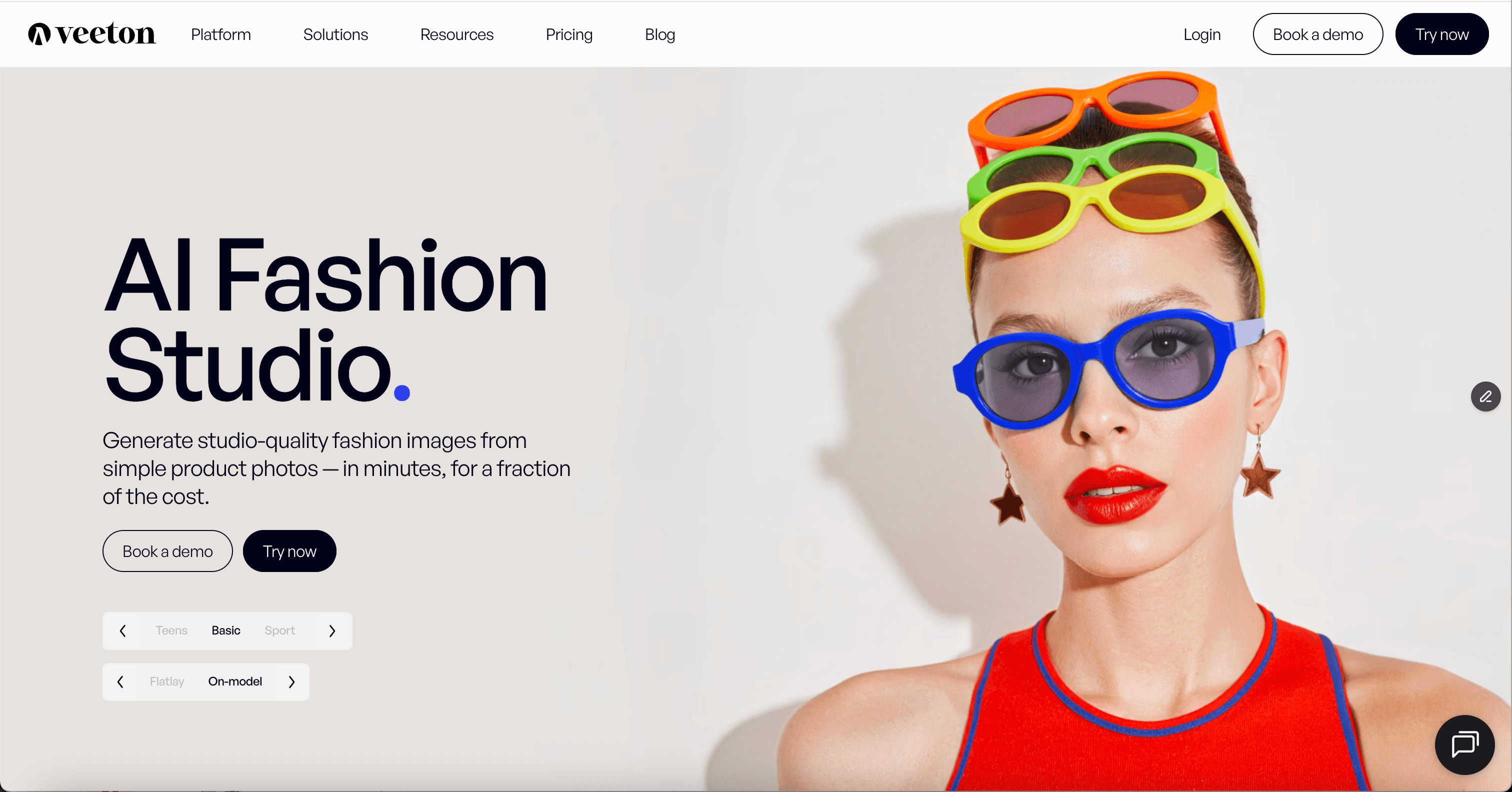 Veeton, leader in AI Photoshoots