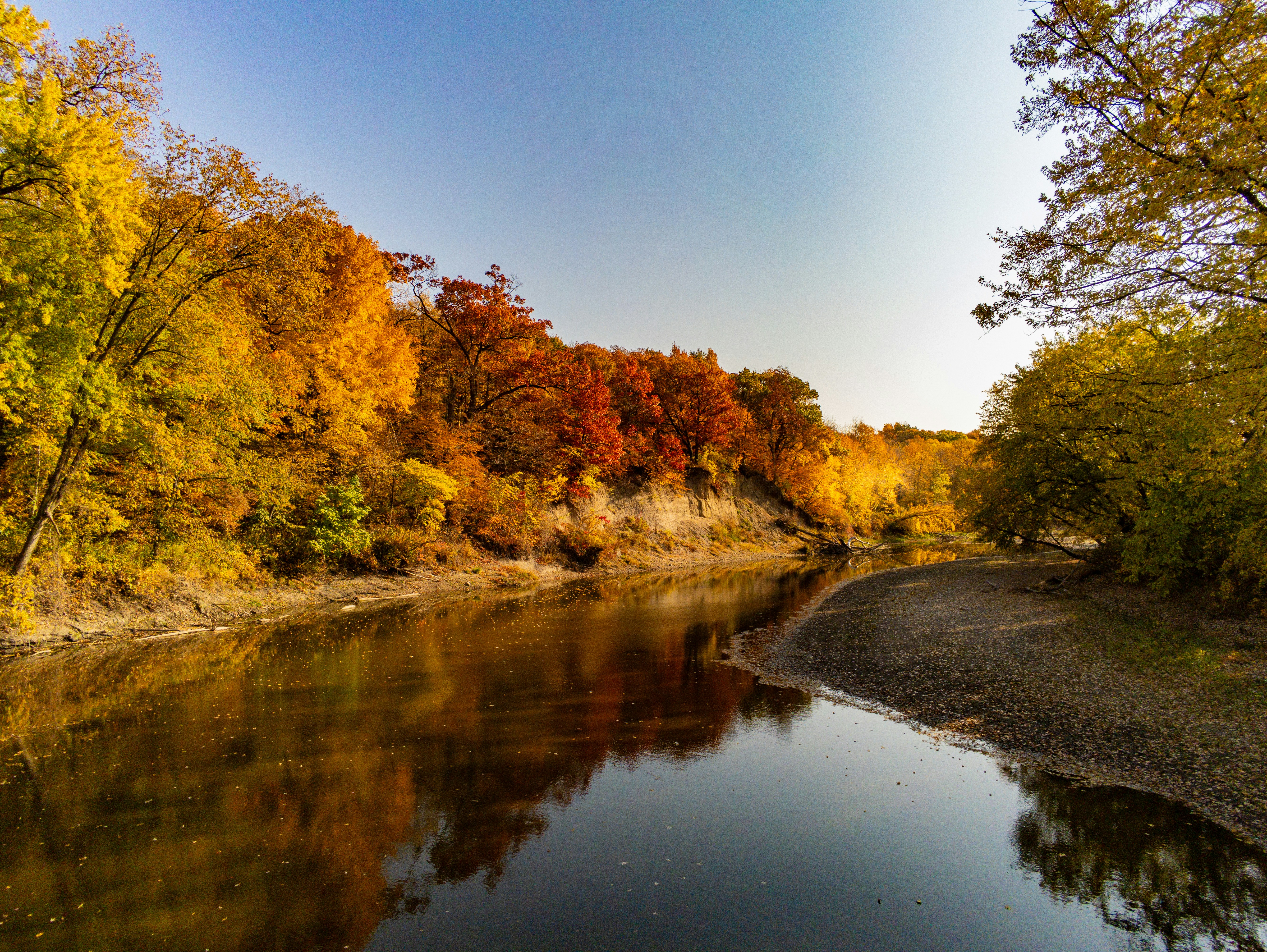 Lake in autumn