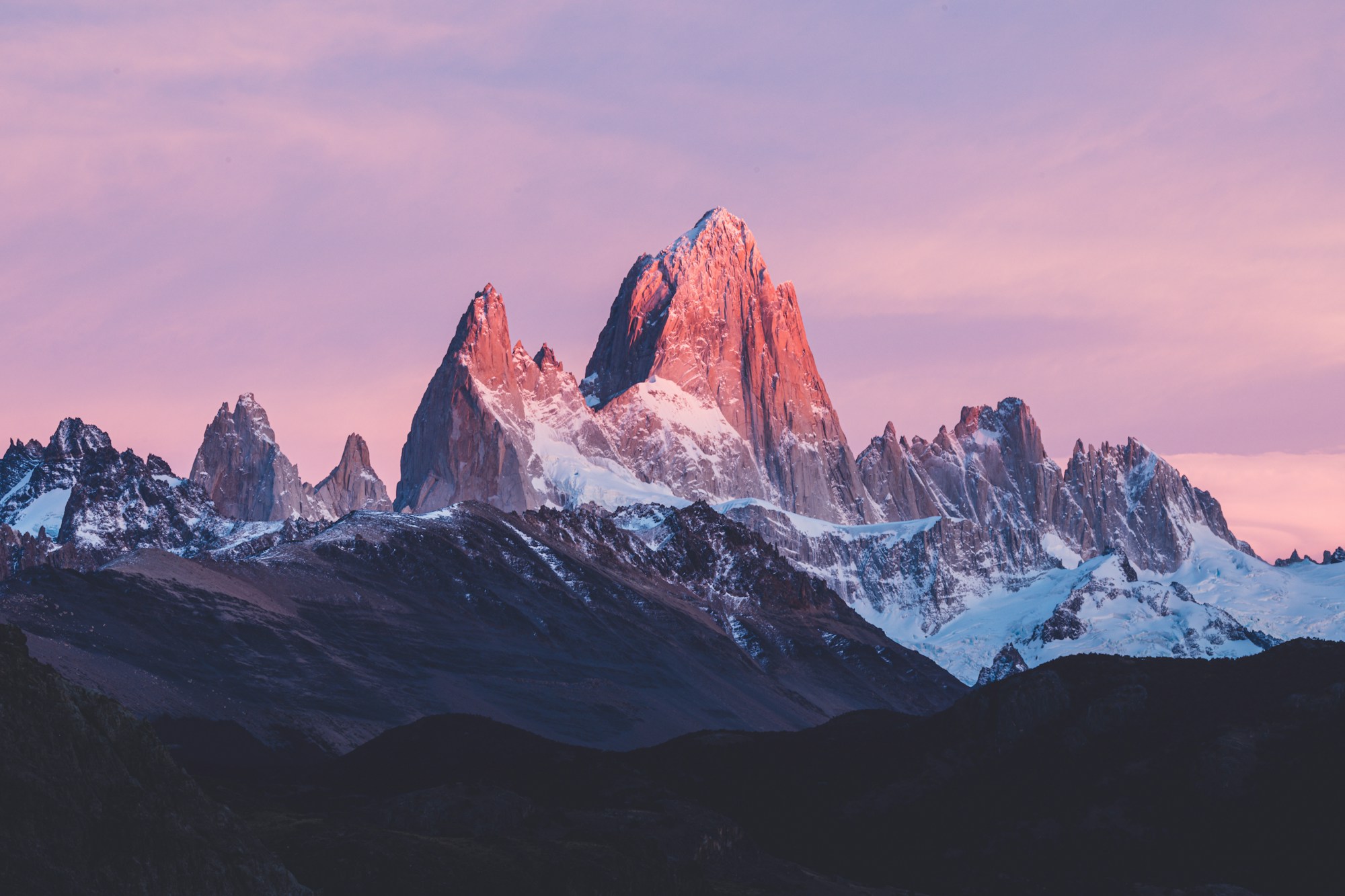 Mountain landscape in Patagonia