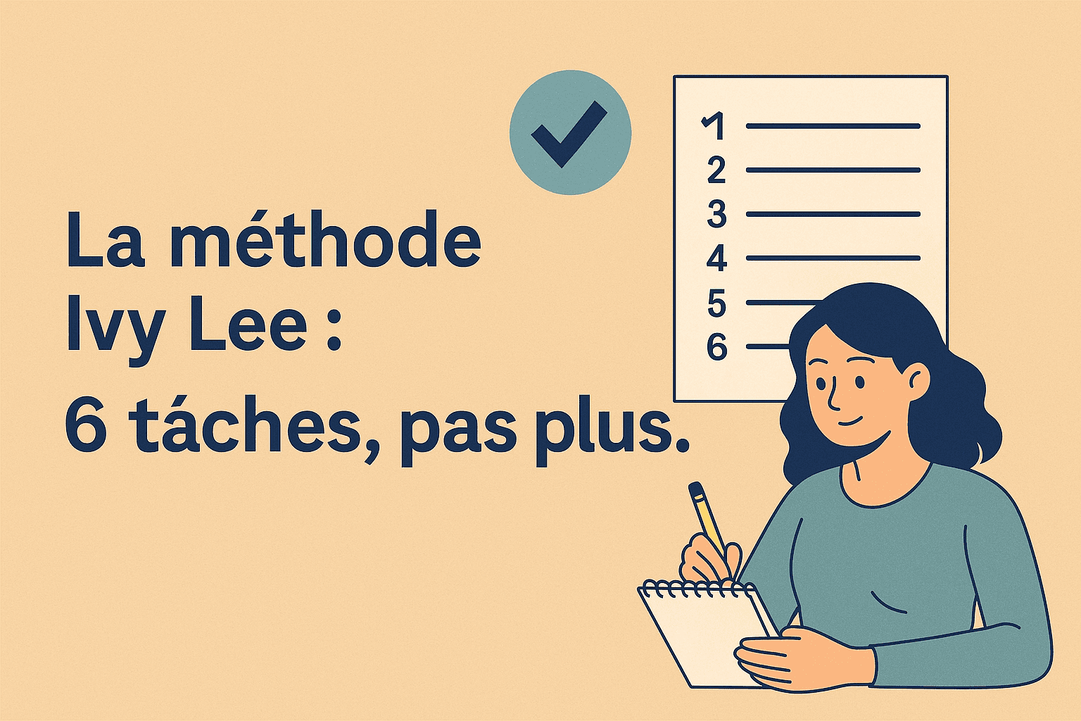 La méthode Ivy Lee : 6 tâches, pas plus