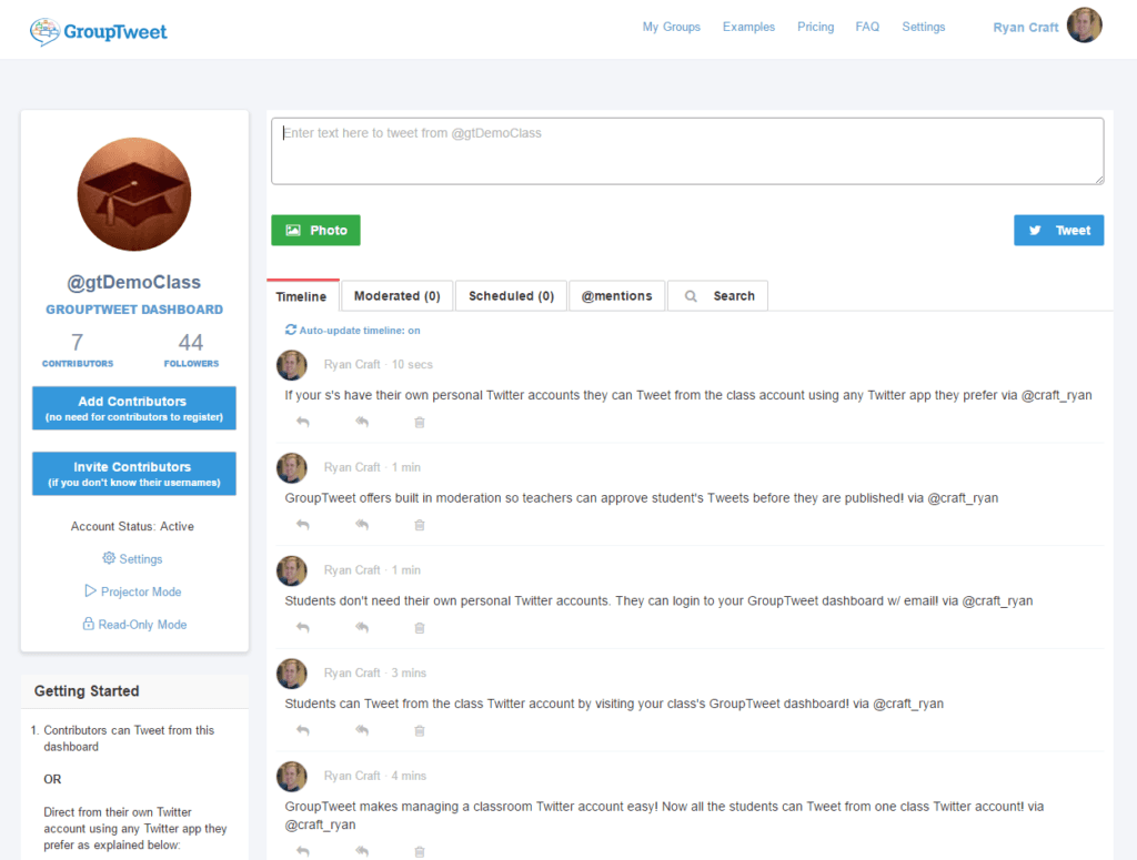 Collaborate with your team most easily: GroupTweet