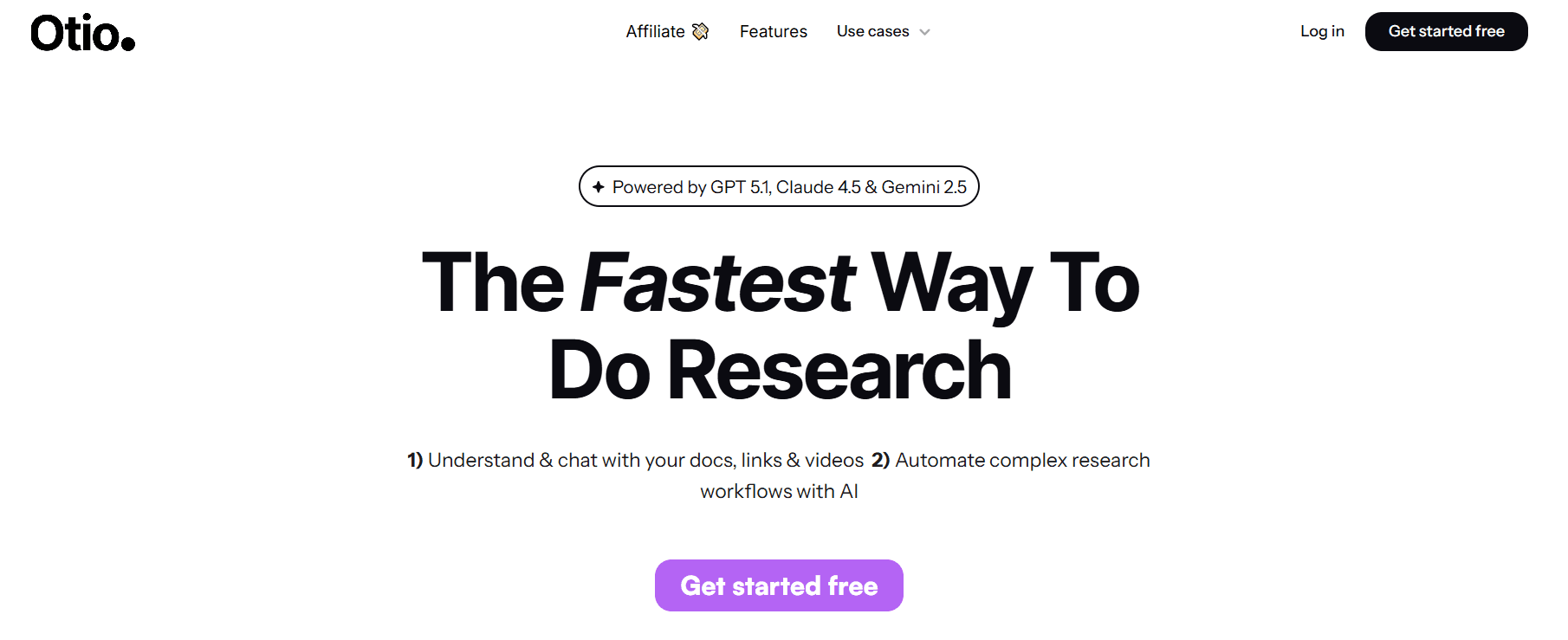 otio - YouTube Summary With ChatGPT & Claude Chrome Extension