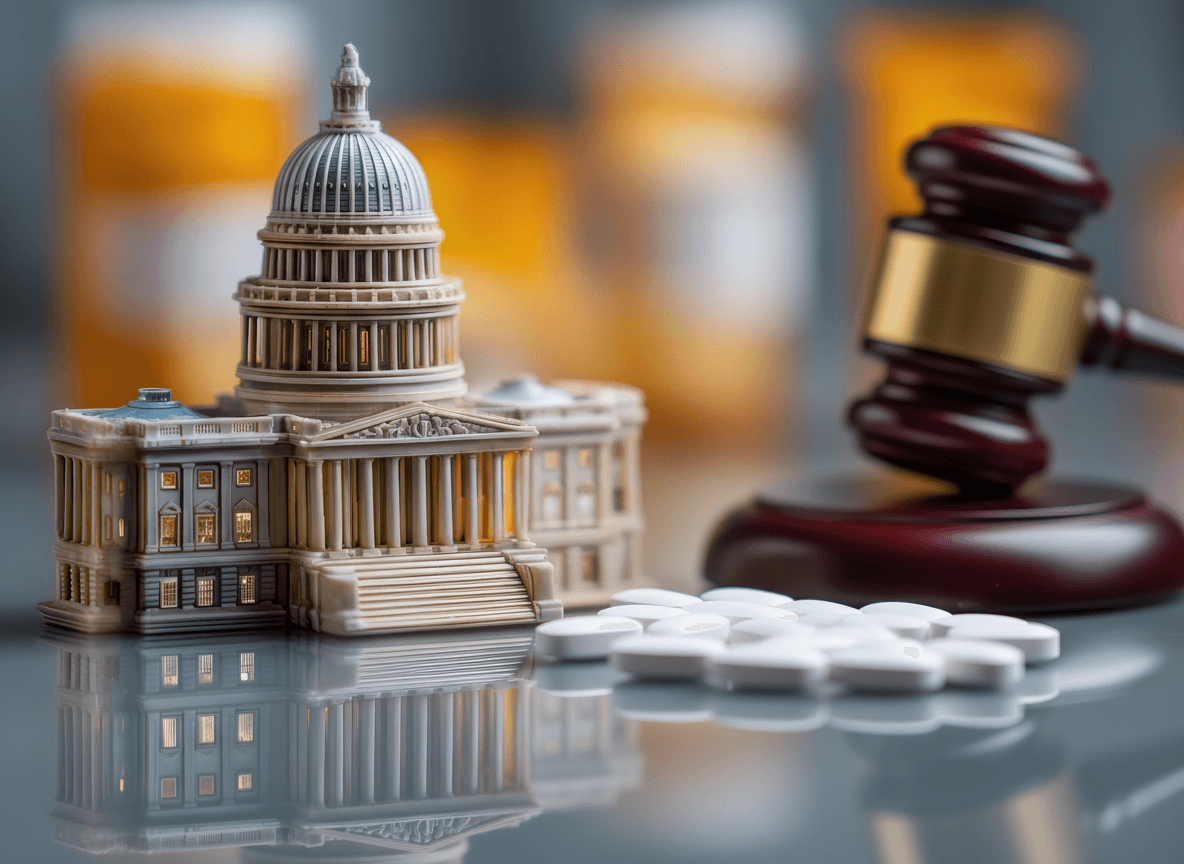 Man wearing an olive green jacket and black shirt, sitting and smiling in front of a light wooden background.