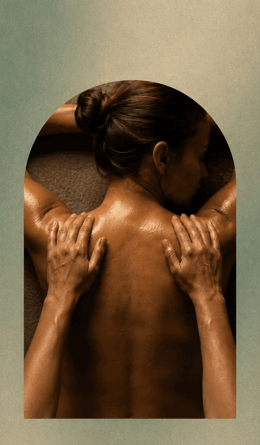 A woman in a SPA