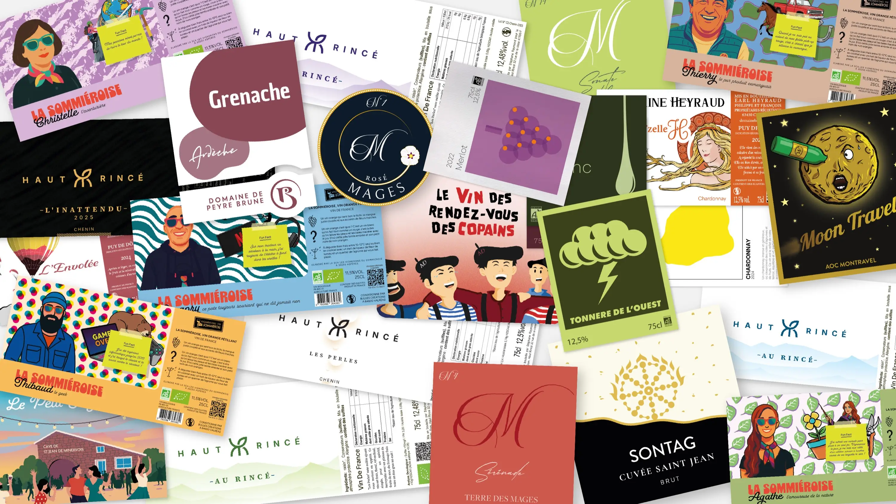 Bouteille de vin dans un carton