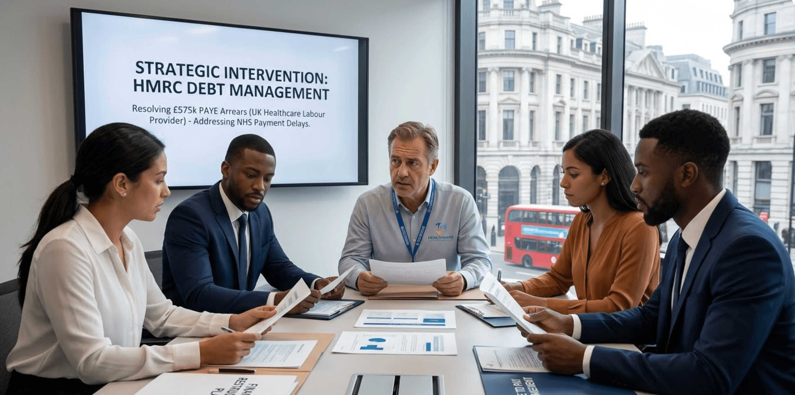 HMRC Debt Management: Resolving £575k PAYE Arrears Amidst NHS Payment Delays