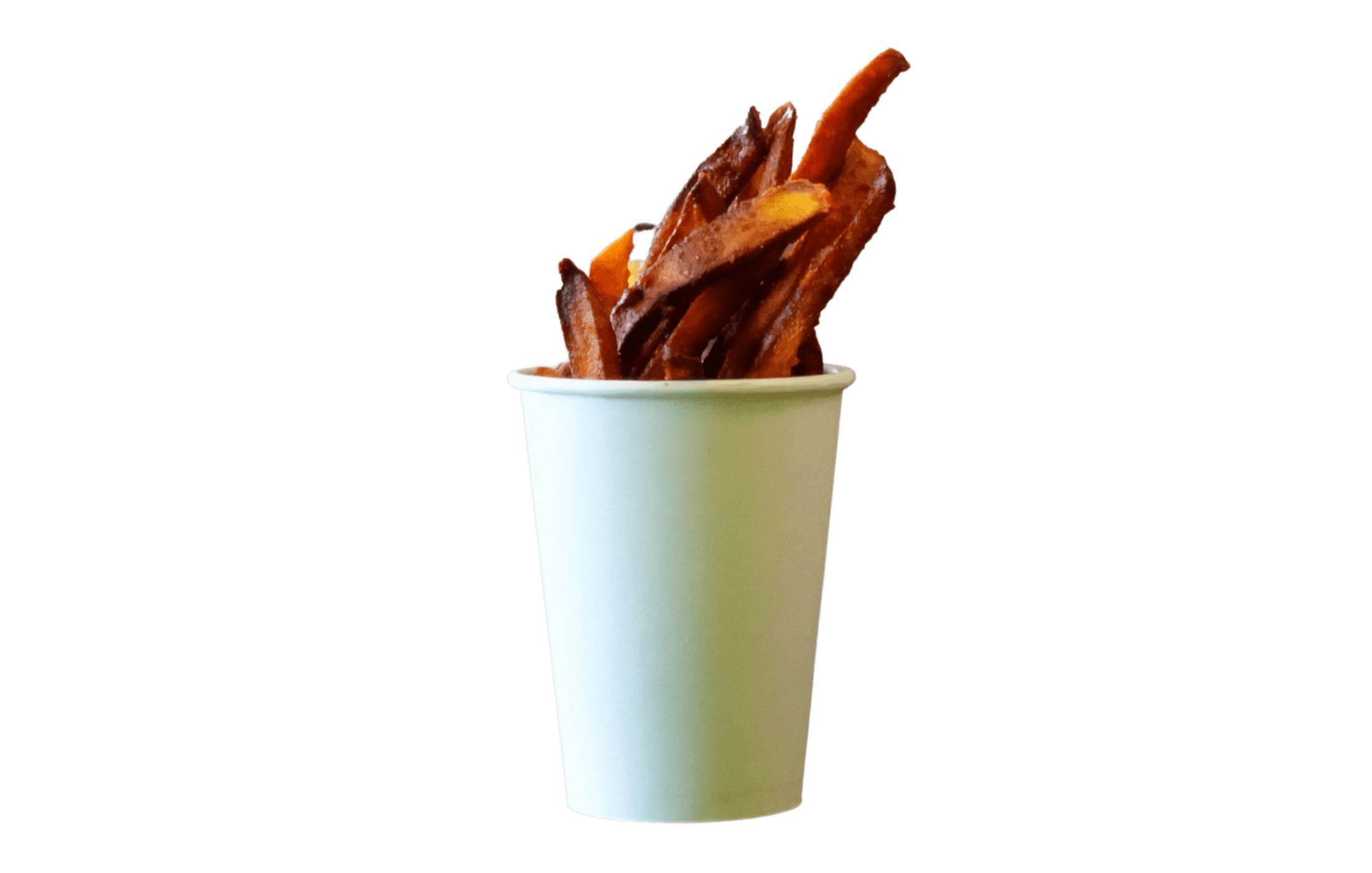 cup of sweet potato fries