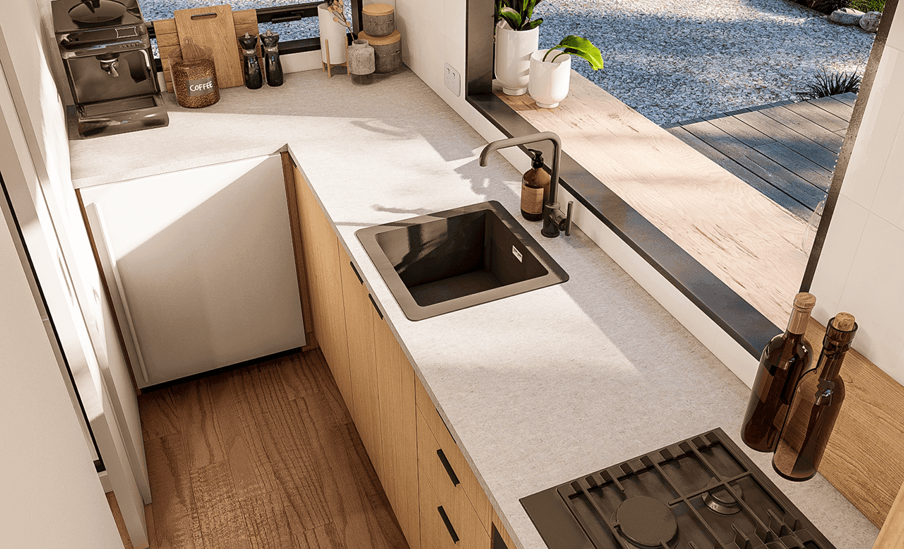 Tiny Haus 6m/20ft Tiny Haus Kitchen