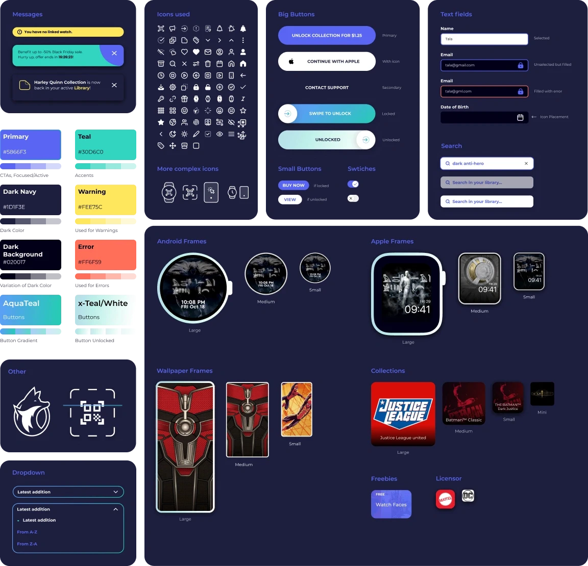 Leila Mobyfox User Interface