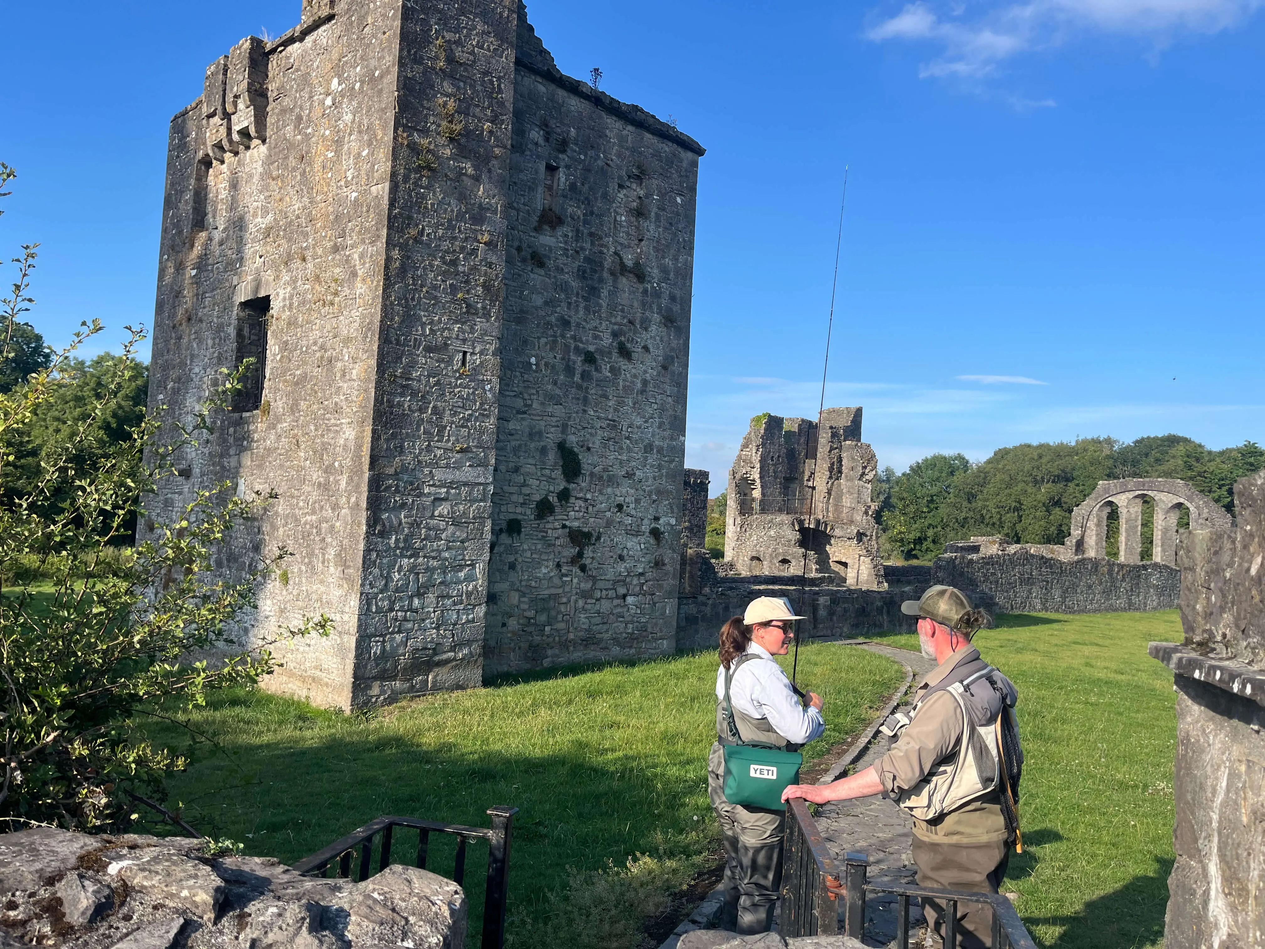 fly fishing near dublin, in trim