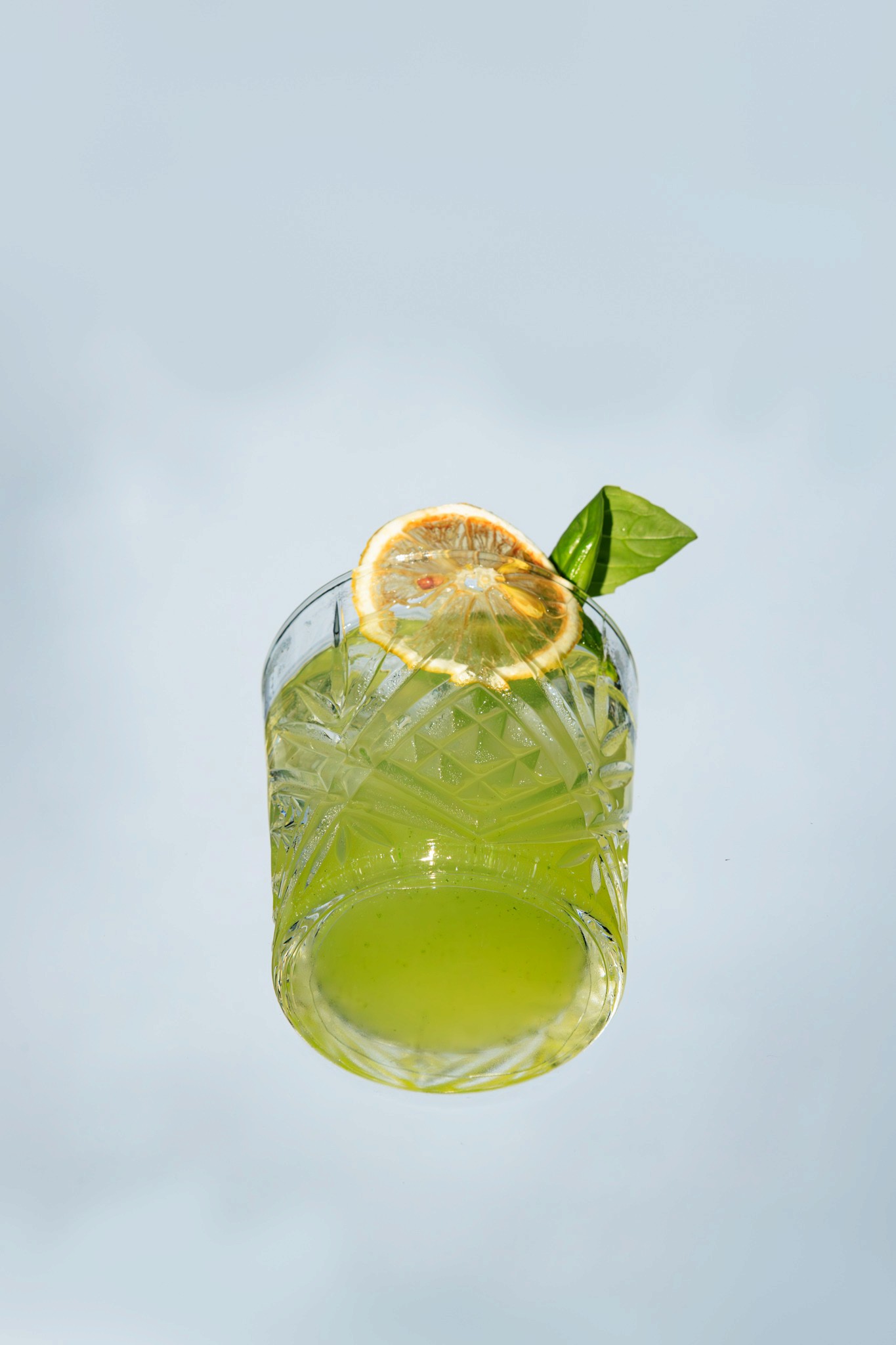 Gin Basil Smash cocktail at Her Upstairs