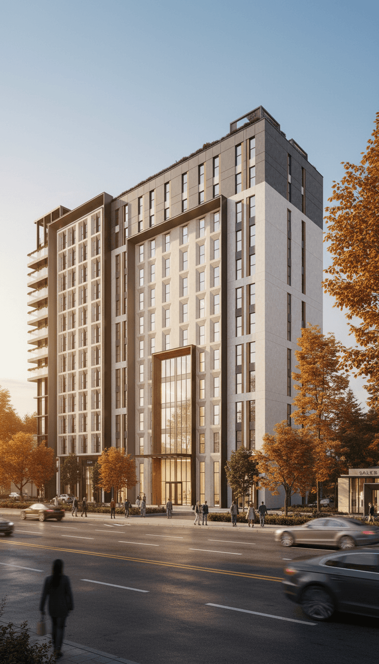 Архитектурная визуализация апарт-отеля "Dream Apartments"