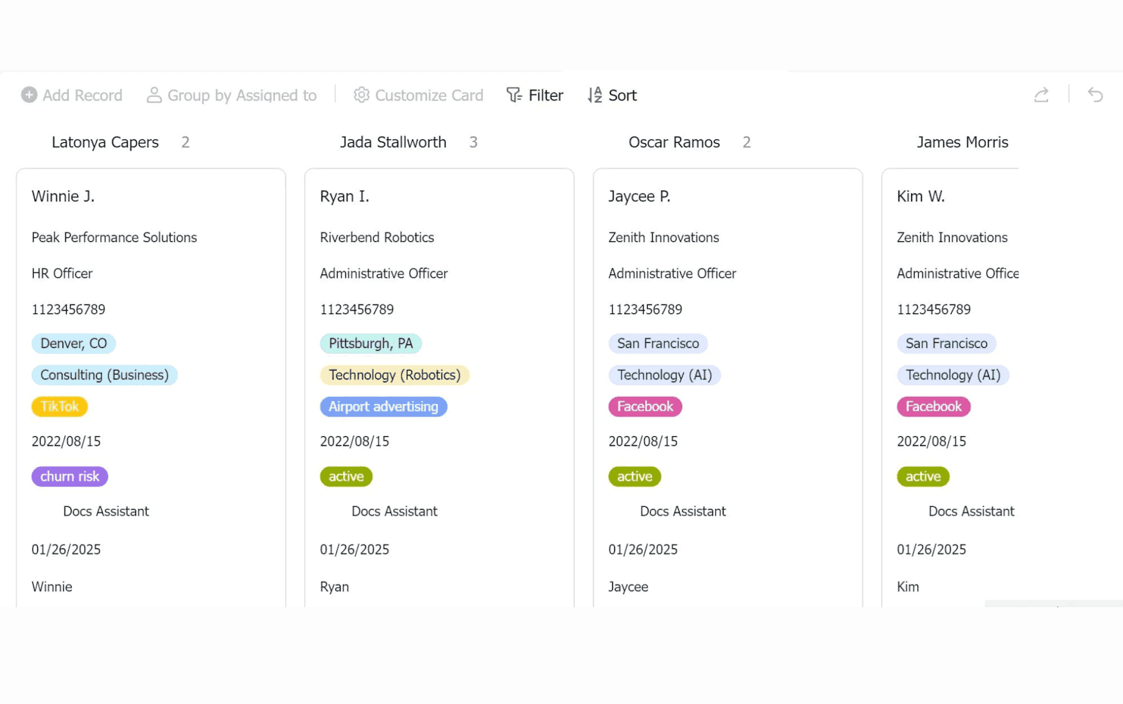 Sales tracker – lead analysis and follow-up