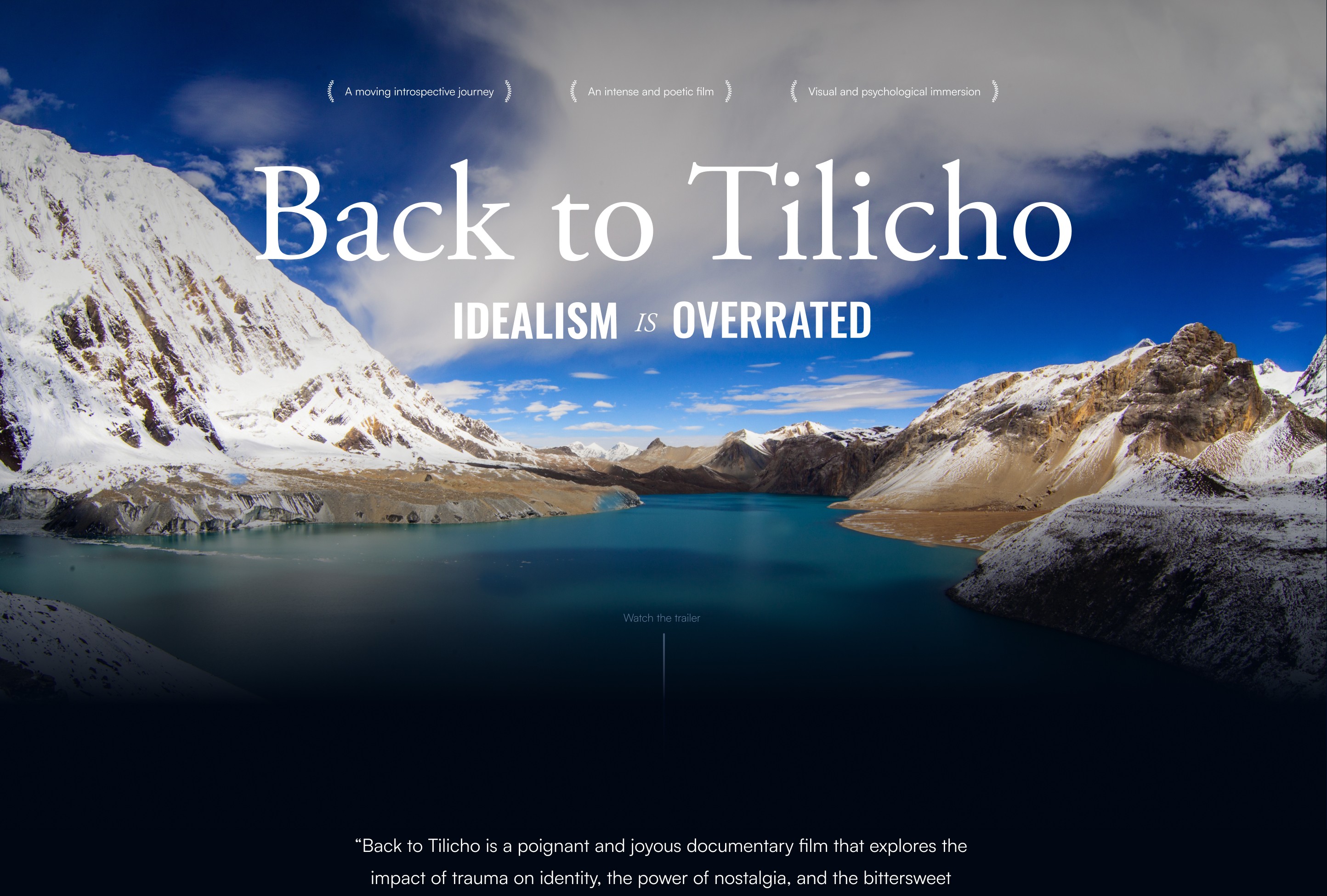 Site web Back to Tilicho