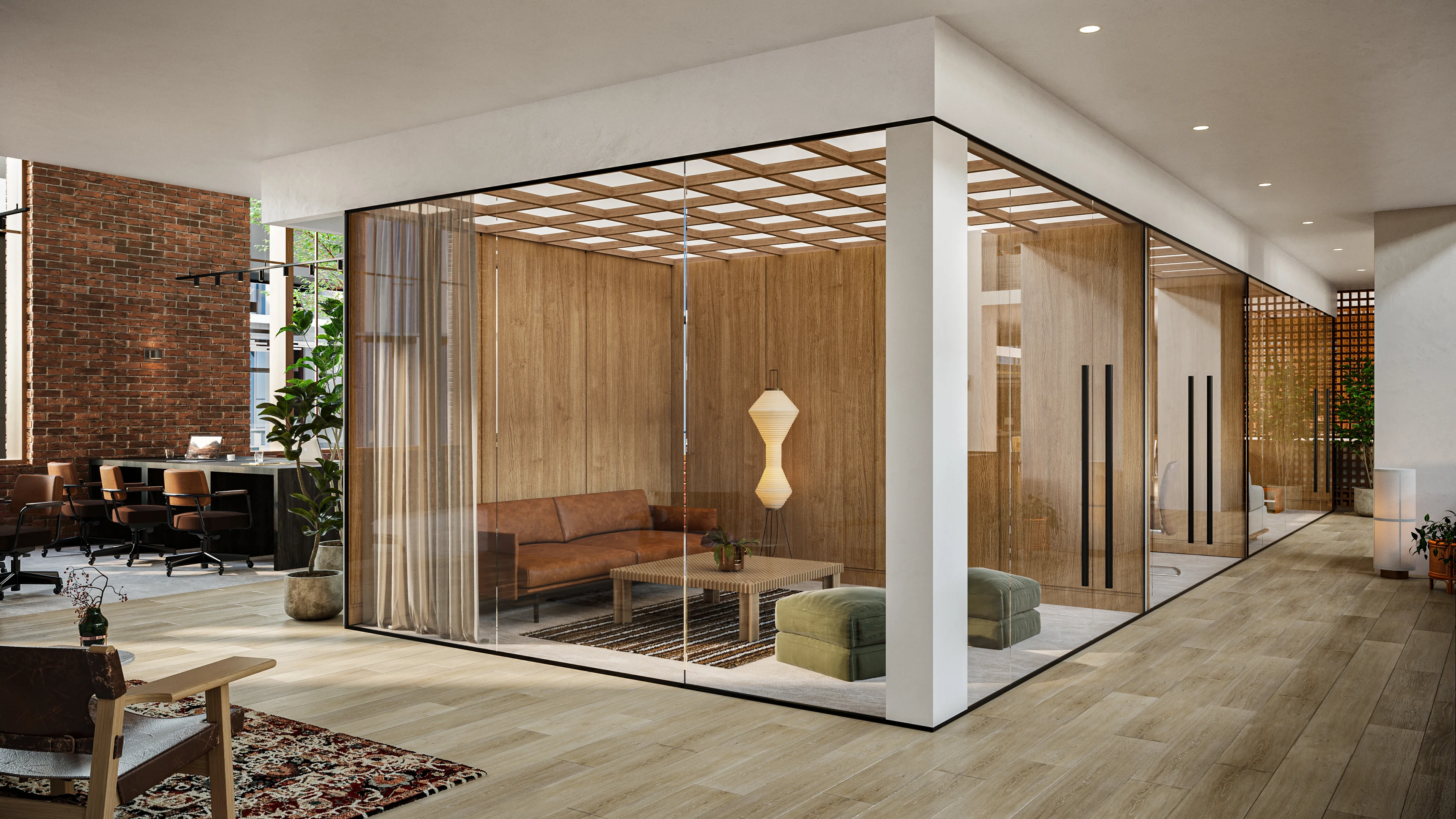 Atlantic Workclub meeting space interior design