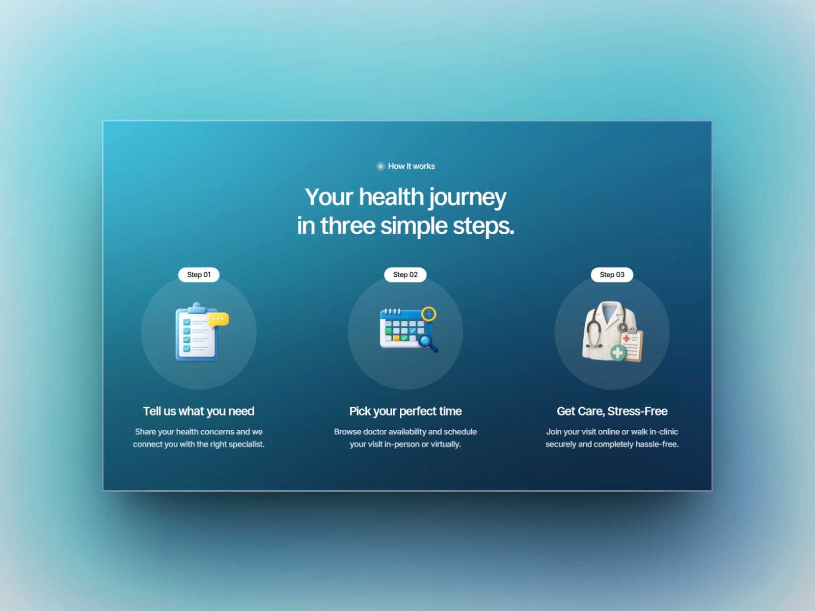 Medicarex — 专业彩色医疗健康网站设计灵感
