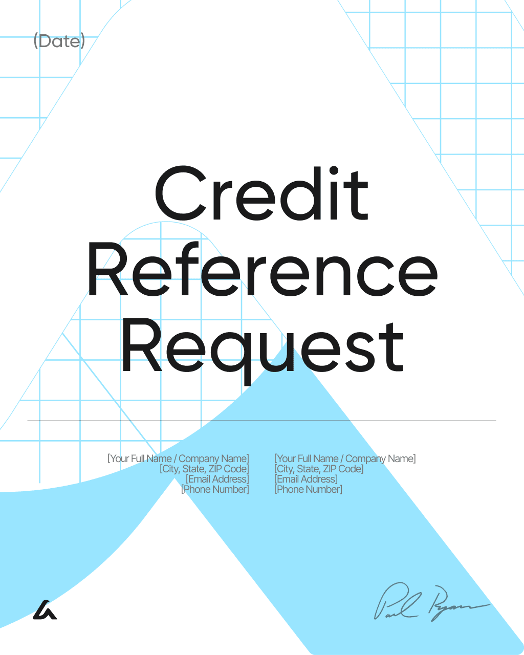 Credit Reference Request