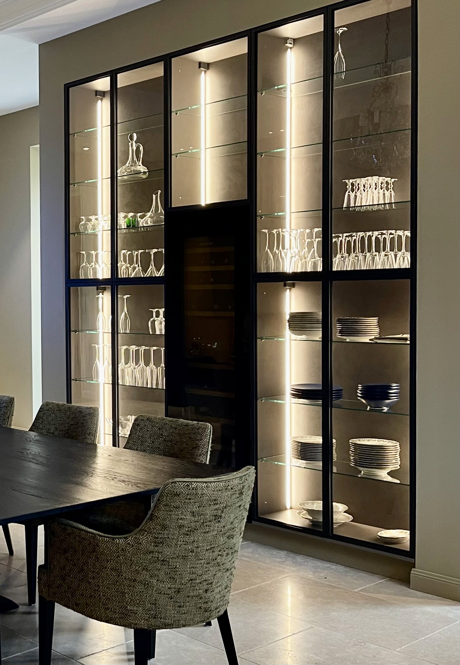 Project showcase image featuring a modern, refined interior.