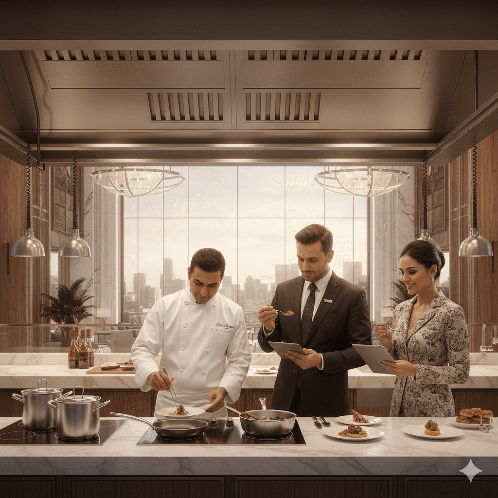 Exclusive on-demand private chef concierge lobby assistant service