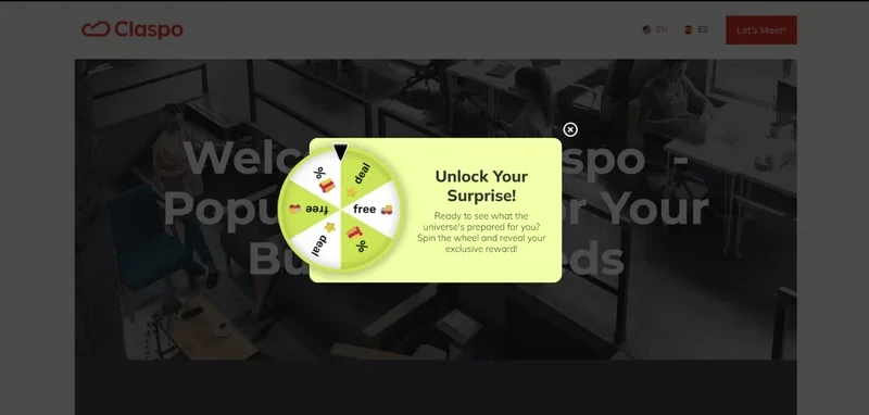 Claspo-gamified-informer